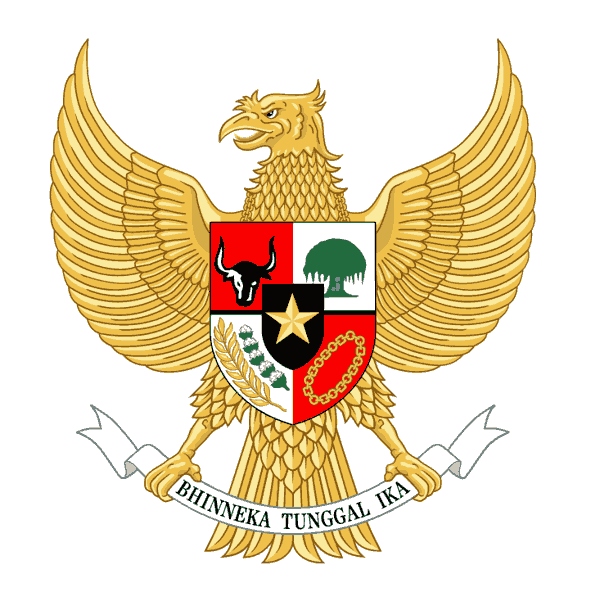 Lambang Garuda Pancasila Vector Logo Design Free Vector