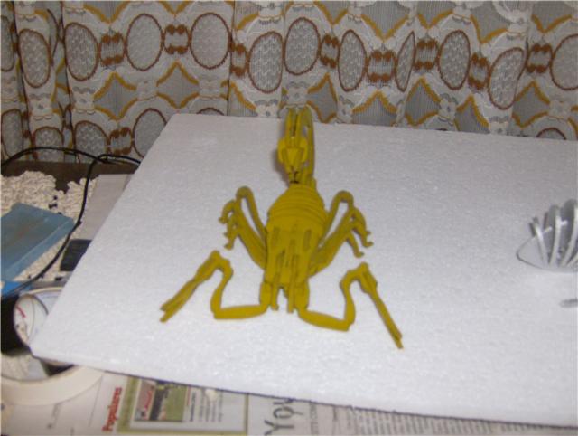 Laser Cut 3D Scorpion Model CDR and DXF File