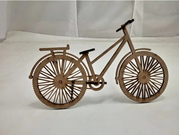 Laser Cut Bicycle Free CDR Vectors File