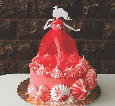 Laser Cut Birthday Cake Topper Doll Cake Topper Vector File Free ...