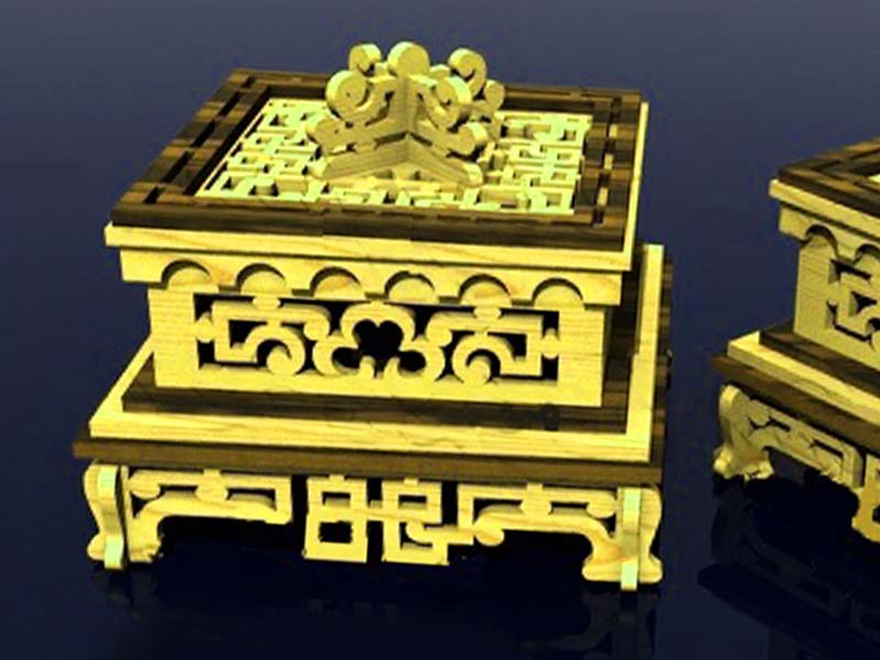 Laser Cut Box Design Jewelry Box Template Vector File | Vectors File