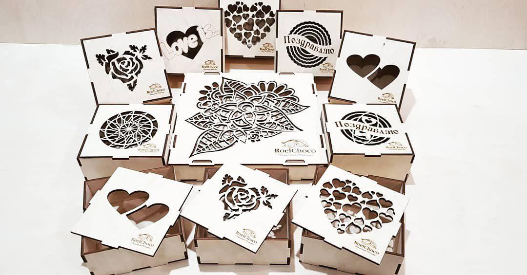 Laser Cut Box for Chocolates CDR File