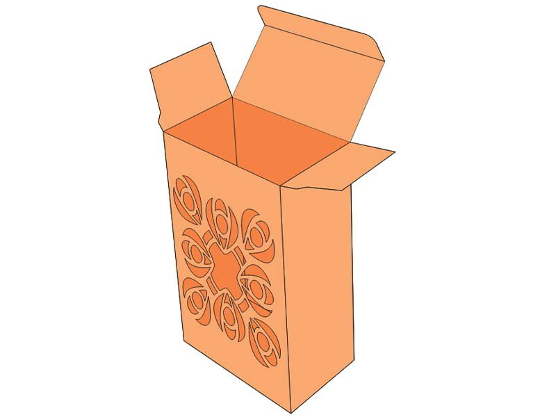 Laser Cut Cardboard Packing Box Craft Paper Packaging Box Design Vector File