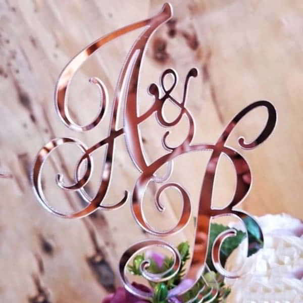 Laser Cut Decorative Letters Art Template Cake Topper Font CDR Free Vector File