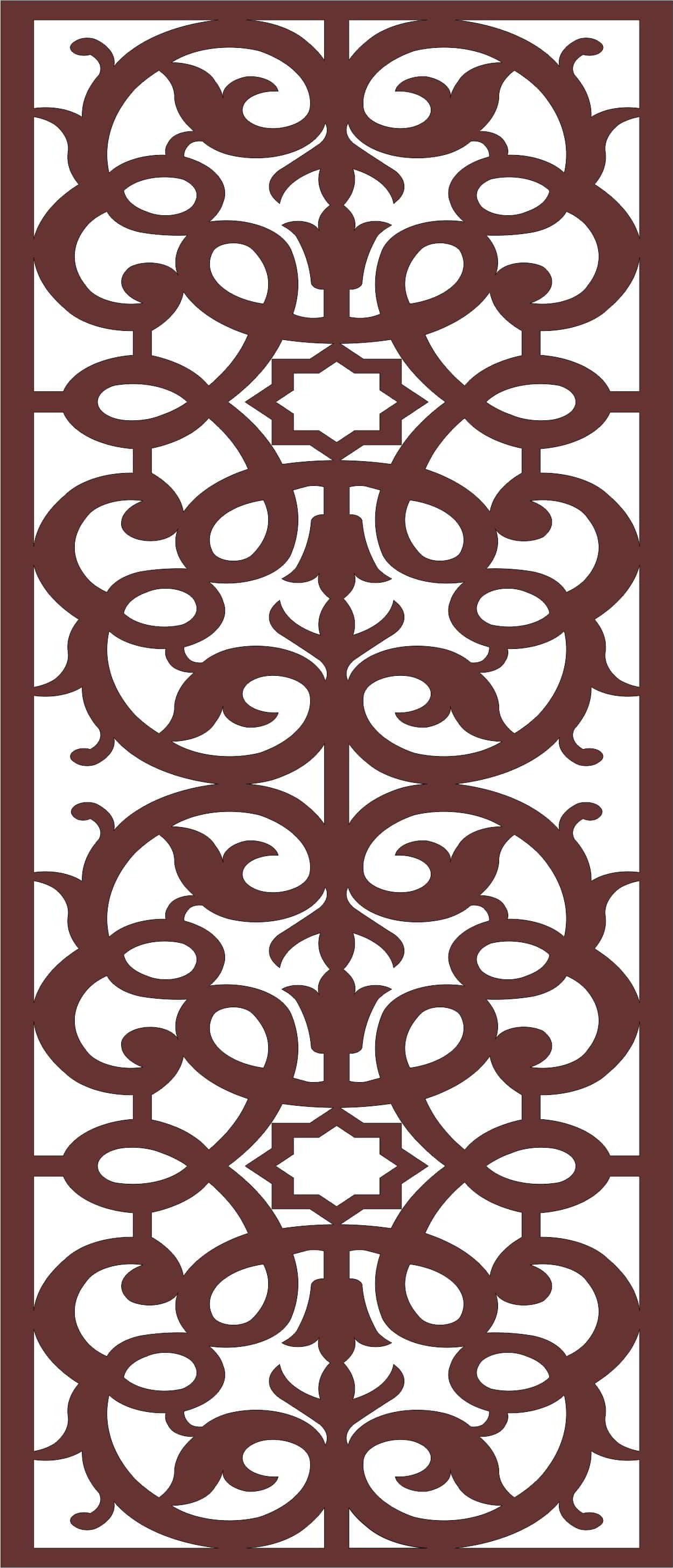 Laser Cut Decorative Privacy Partition Indoor Panel Room Divider Free Vector