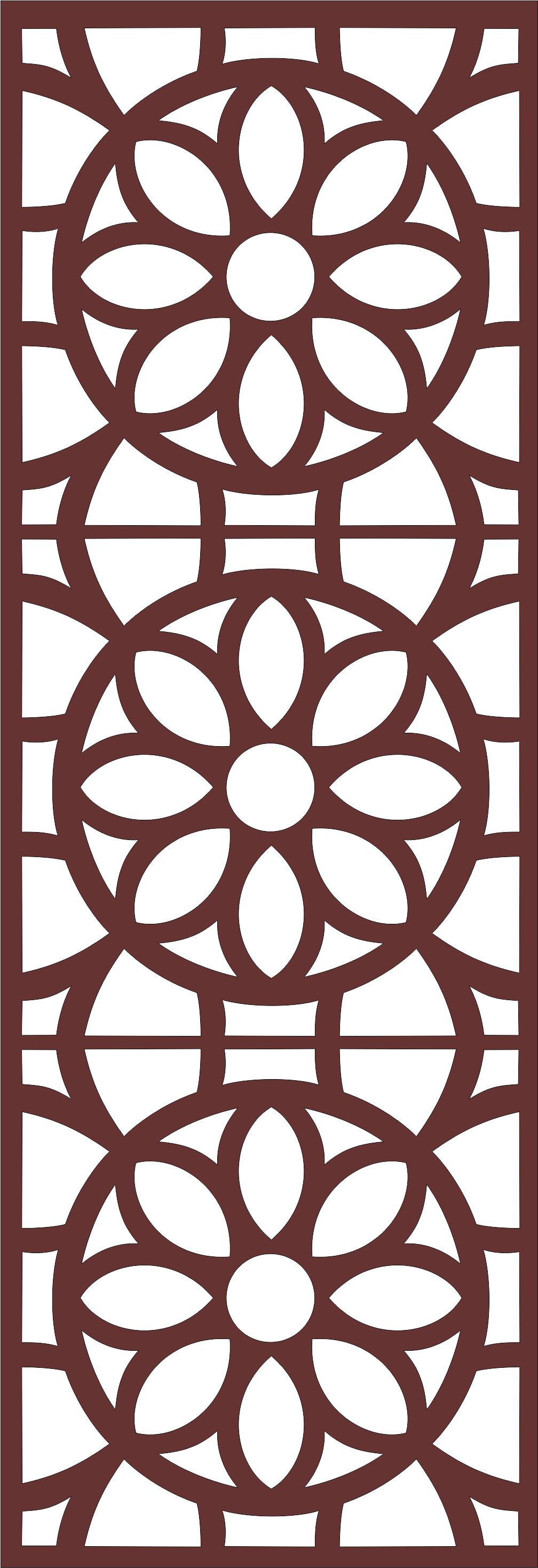 Laser Cut Drawing Room Grill Floral Seamless Design Download Free Vector