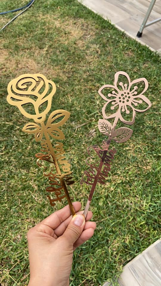 Laser Cut Flower Happy Mother’s Day CDR File