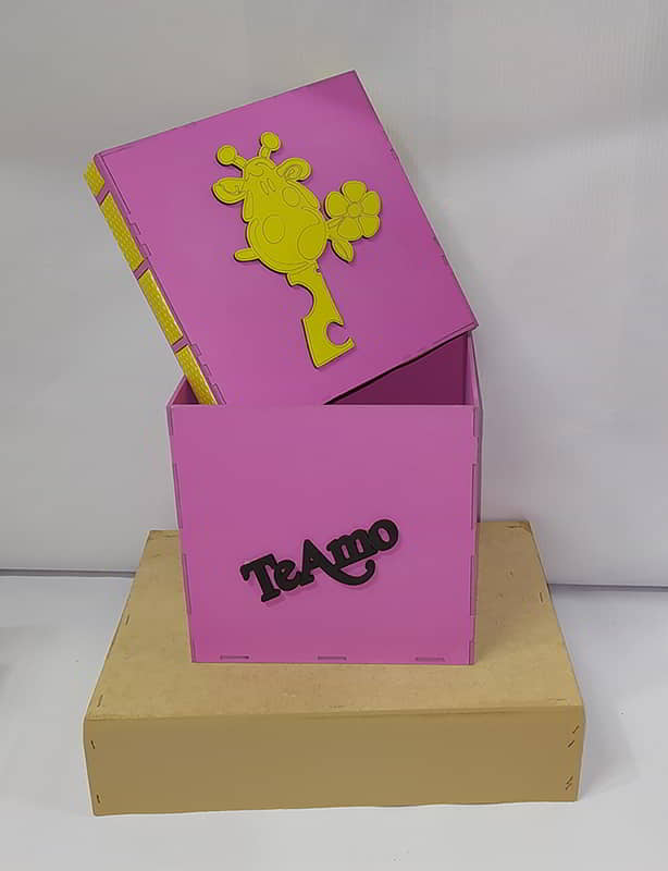 Laser Cut Gift Box CDR and DXF File