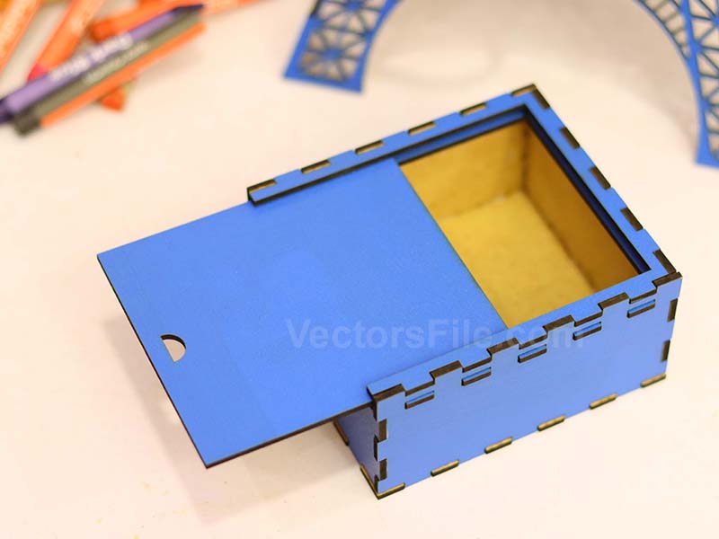 Laser Cut Gift Box Template Wooden Jewelry Box Design | Vectors File