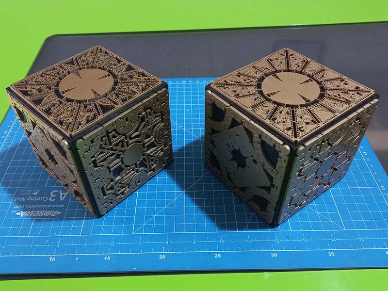 Laser Cut Hellraiser Jewelry Box Gift Box Template Vector File