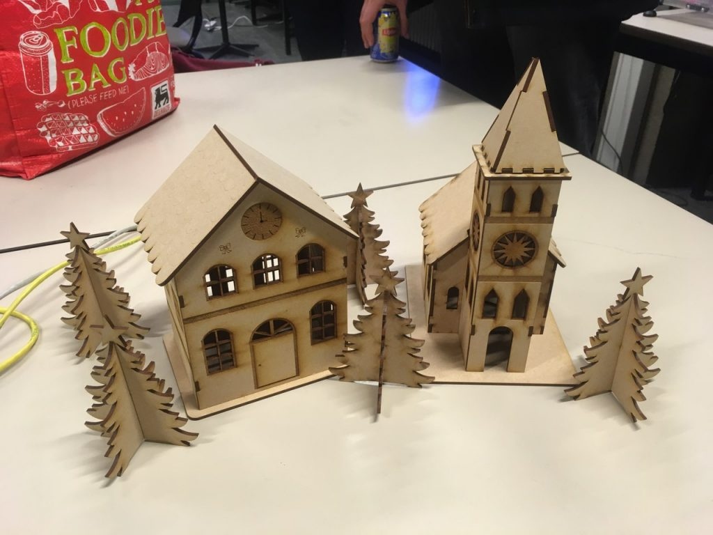 Laser Cut House Ornaments CDR File