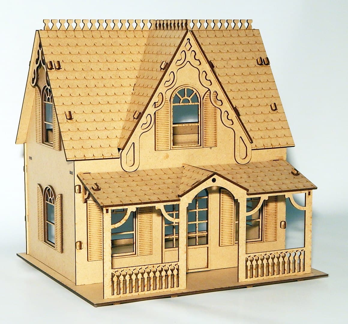 Laser Cut House Template CDR File