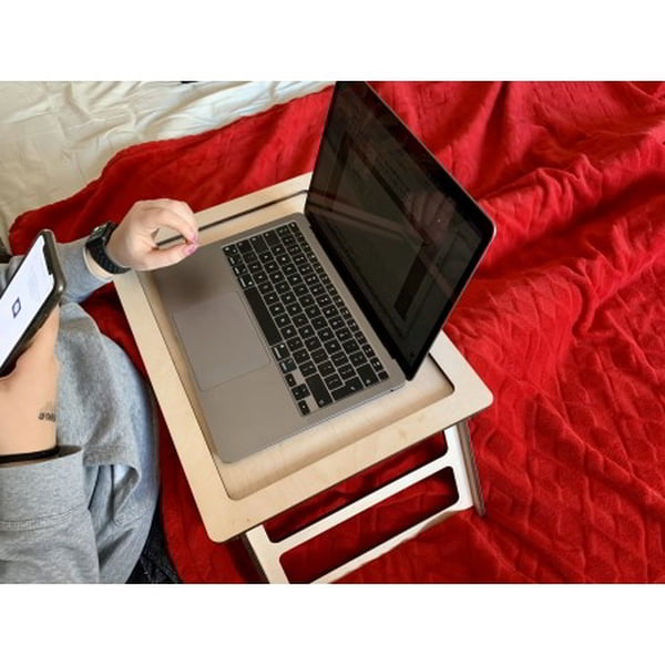 Laser Cut Laptop Bed Table Portable Lap Desk Notebook Stand Serving Tray Foldable Legs CDR File