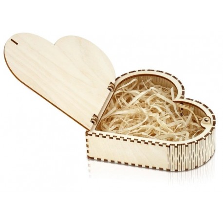 Laser Cut Living Hinge Wooden Jewelry Box CDR File