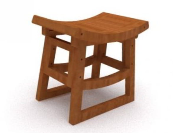 Laser Cut Living Room Banquinho Wooden Chair for Kids CDR File