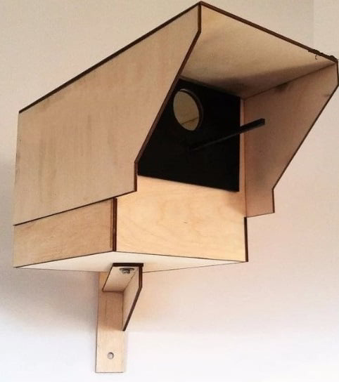 Laser Cut Plywood Camera Shape Bird House CDR File