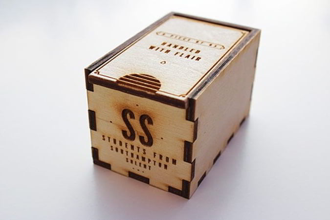 Laser Cut Plywood Miniature Box CDR File