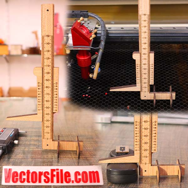 Laser Cut Sewing Ruler Tailor Set Free Vector cdr Download 