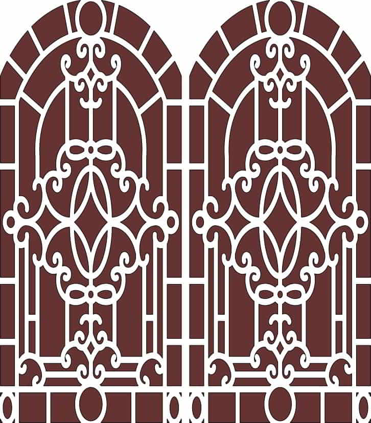 Laser Cut Privacy Partition Indoor Panel Screen Room Divider Free DXF File