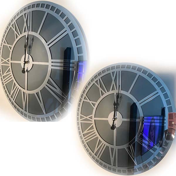 Laser Cut Roman Round Wall Clock Template CDR Vector File