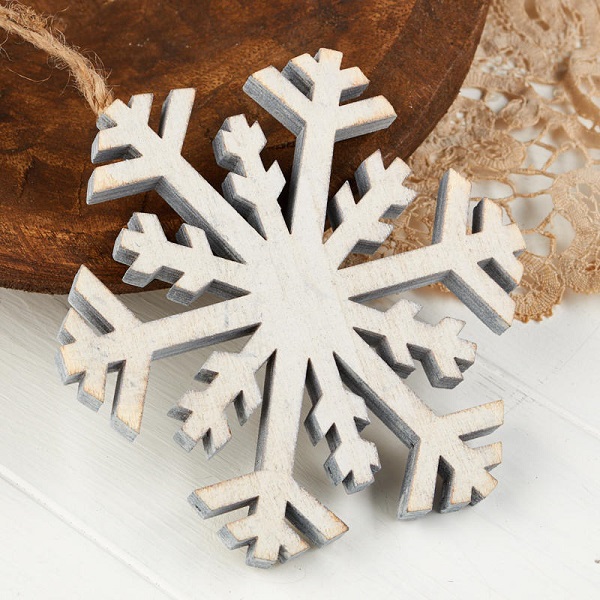 Laser Cut Snowflake Ornament Christmas Gift SVG File
