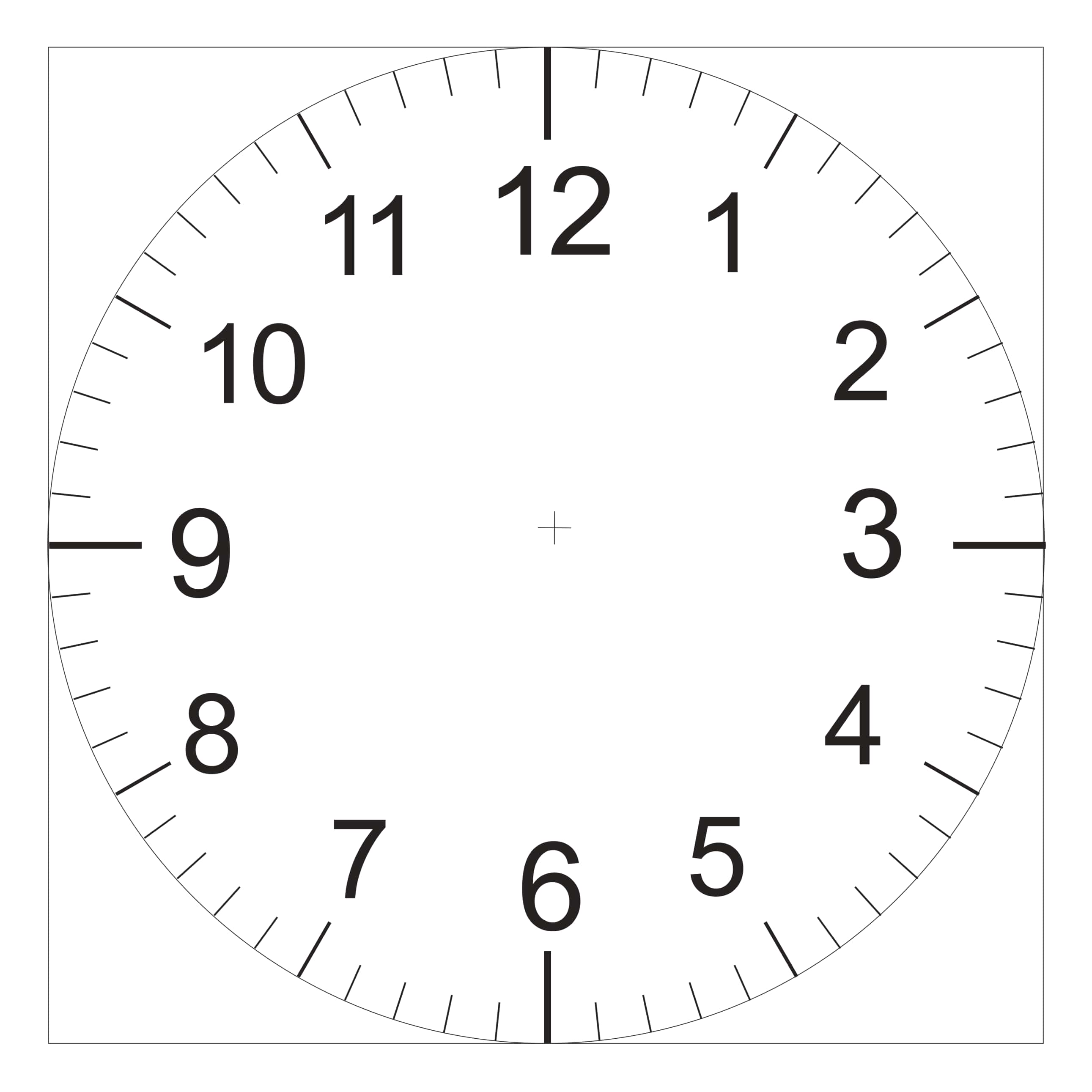 Laser Cut Traditional Wall Clock CDR and PDF Vector File Free Download ...