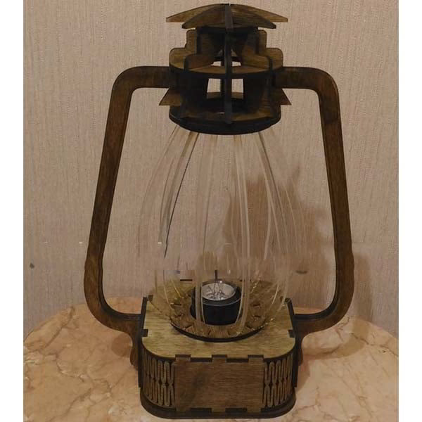 Laser Cut Wood Lamp Lantern Night Light Room Lamp Vector File