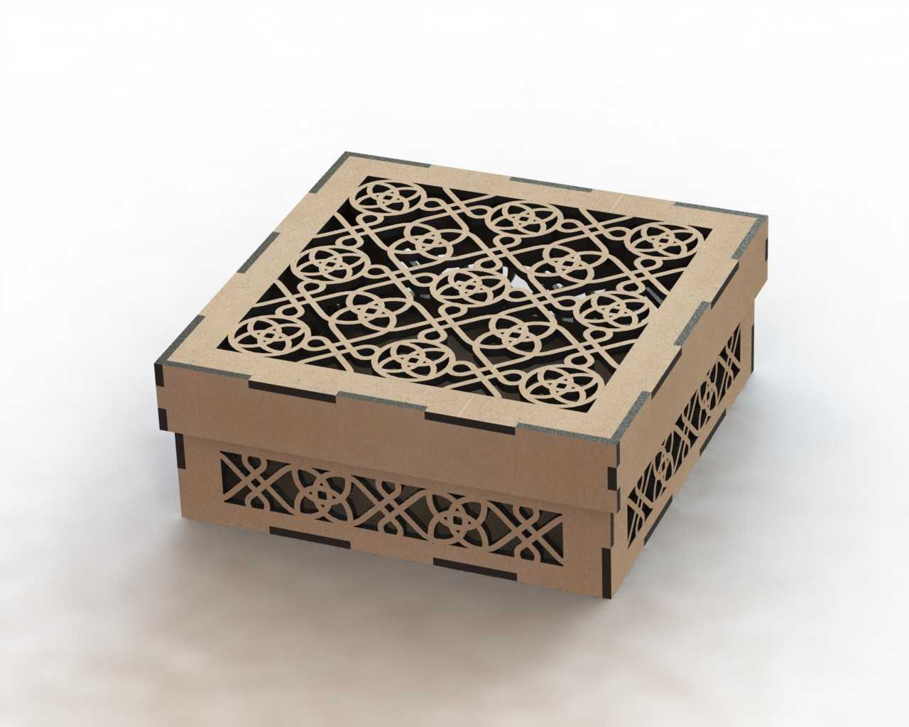 Laser Cut Wooden Box Template Free Free DXF Vectors File Free Download