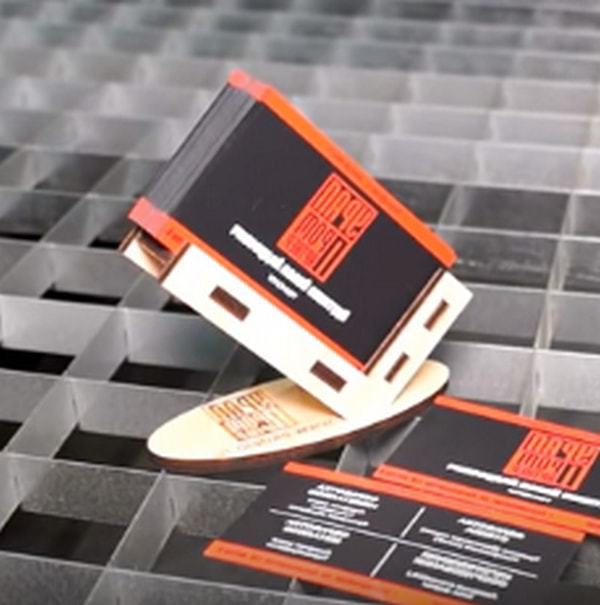 Laser Cut Wooden Business Card Holder Visiting Cart Organizer Free Laser Cut File