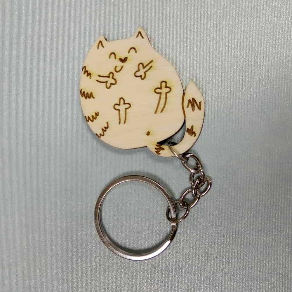 Laser Cut Keychain Display Stand Free Vector cdr Download 