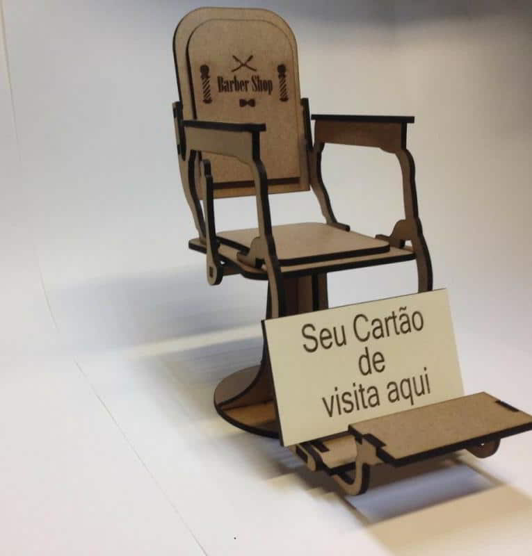 Laser Cut Wooden Chair Vectors Art File