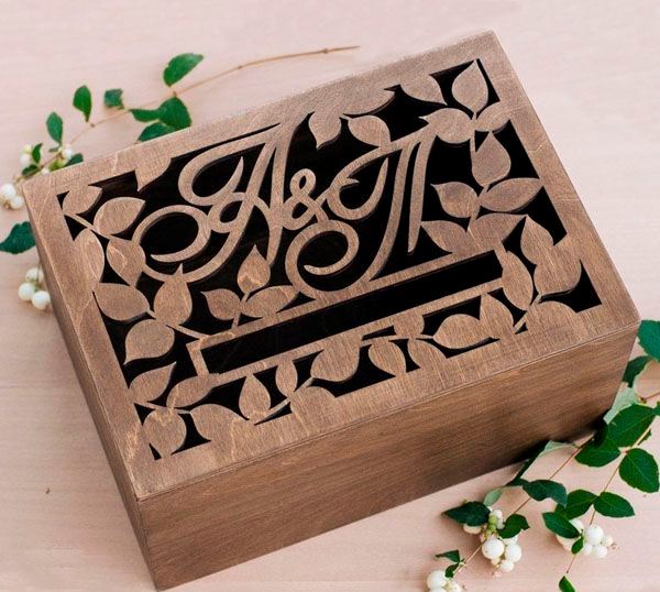 Laser Cut Wooden Jewelry Box with Lid CDR File