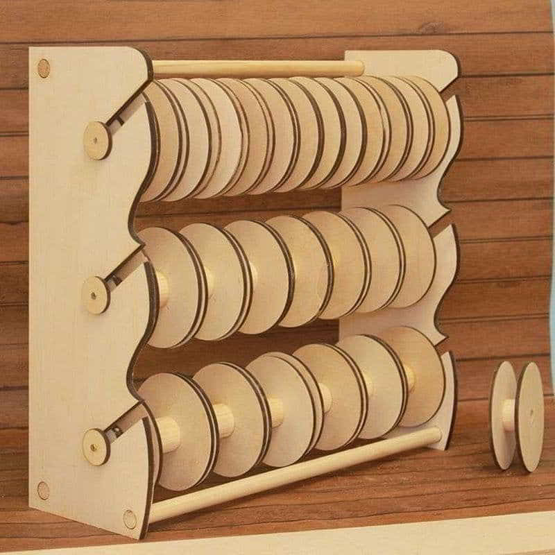 Laser Cut Wooden Jewelry Stand CDR, DXF and Ai Vector File