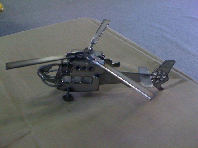 Laser Cut Wooden Model Helicopter CDR File