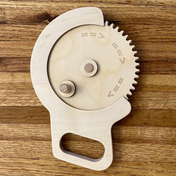 Laser Cut Wooden Toy Circular Saw Tools CDR and DXF File