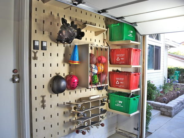 Laser Cut Wooden Wall Shelf Organizer Tools Organizer Basket Holder Stand Vector File