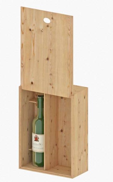 Laser Cut Wooden Wine Bottle Cabinet CDR File