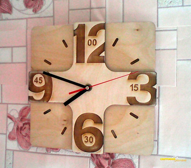Laser Cutting Wall Clock Frame CDR Vectors File