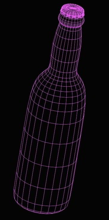 Laser Engraving 3D Acrylic Illusion Bottle Lamp CDR File