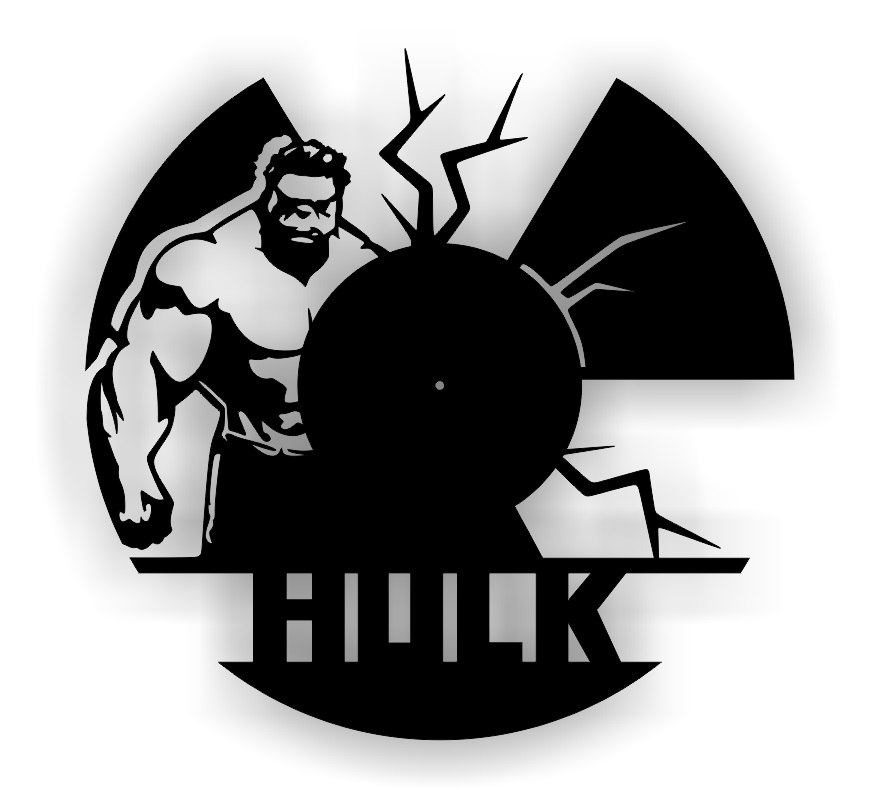 Layout of Hulk Clock Model CDR File