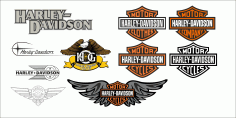 Logo Of Harley Davidson CDR Vectors File