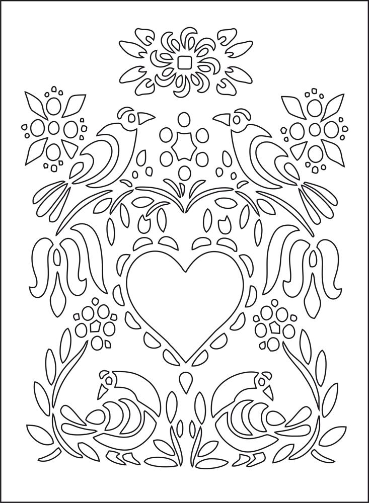 Love Illustration Floral Heart Flowers Birds V CDR File