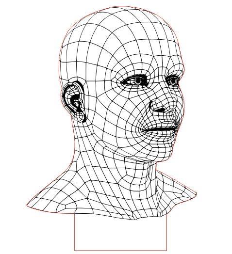 Man 3D Led Illusion Free Vector CDR File