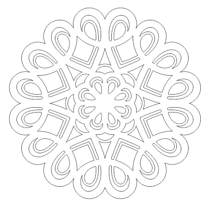 Mandala Decorative Pattern Free CDR File