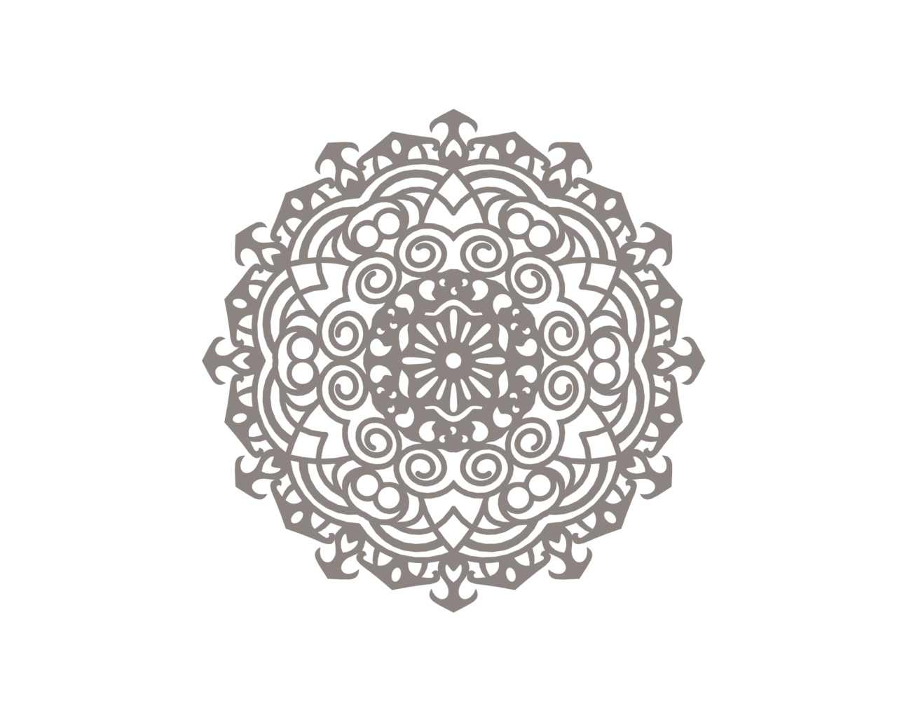 Mandala design drawing Ornament CDR File