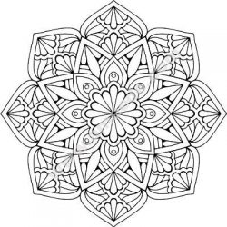 Mandala Floral Art Free Vector CDR File