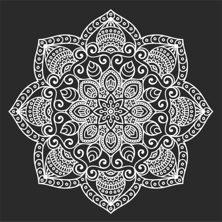 Mandala Pattern, Mandala Template, Mandala Vector File