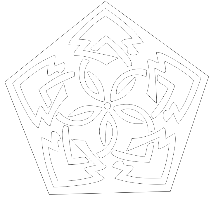 Mandala Wall Art Pattern Free DXF File