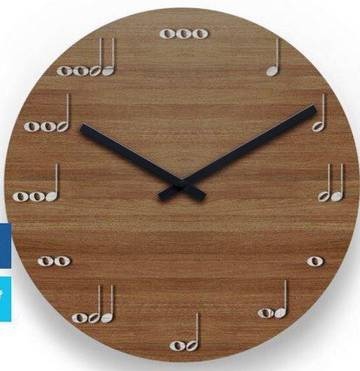 Medlay Laser Cut Wooden Clock CDR File