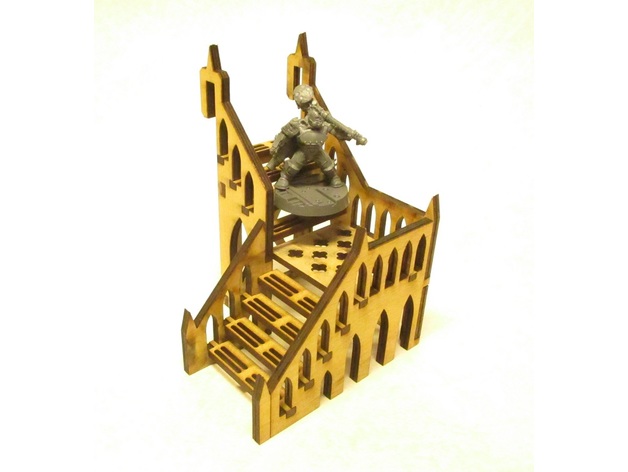 Mini Staircase Model CDR Vectors File